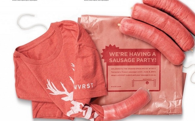 WVRST sausage party marketing campaign